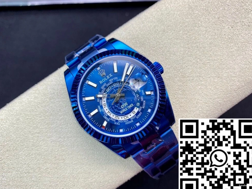 Dial WWF 40MM Dweller Factory Rolex Sky Blue DIW 0306